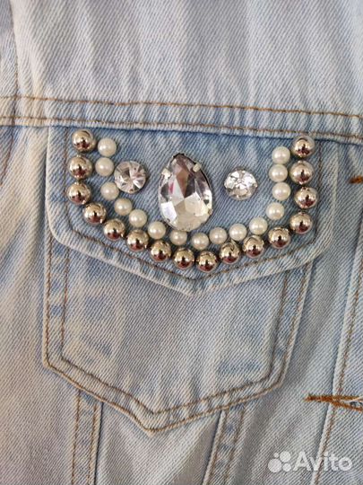 Джинсовая жилетка