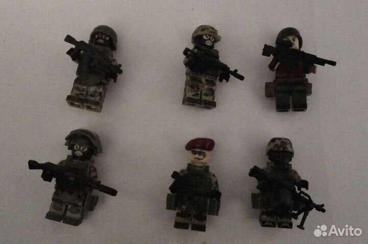 Набор лего минифигурок спецназа Альфа