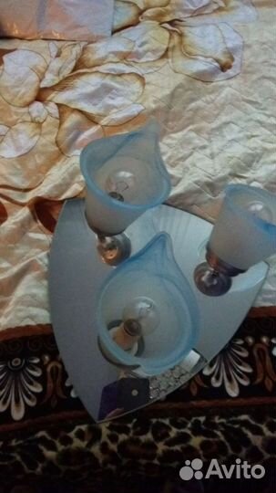 Люстра зеркальная