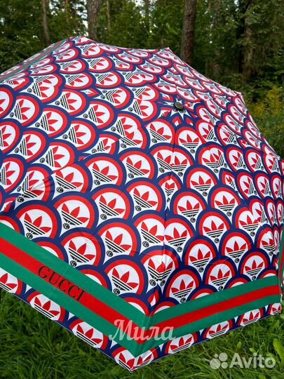 Зонт женский Adidas & Gucci автомат новый