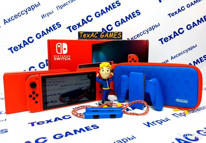 Nintendo Switch Mario Red & Blue