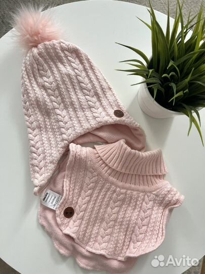 Комплект шапка, шарф