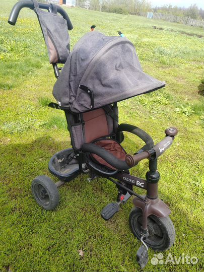 Велосипед коляска с ручкой