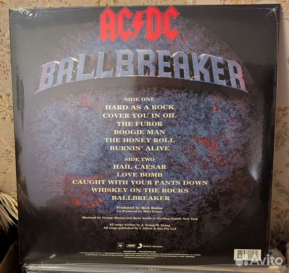 AC/DC Ballbreaker пластинка Виниловая