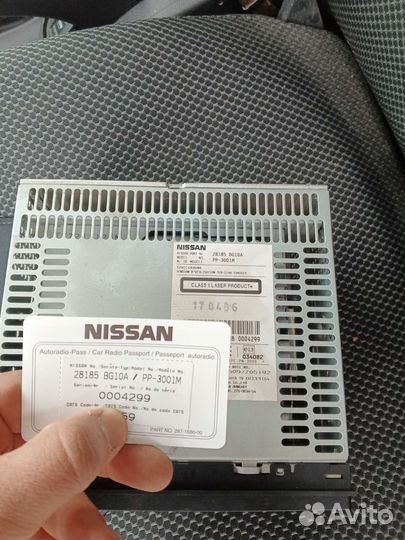 Штатная магнитола Nissan micra k12