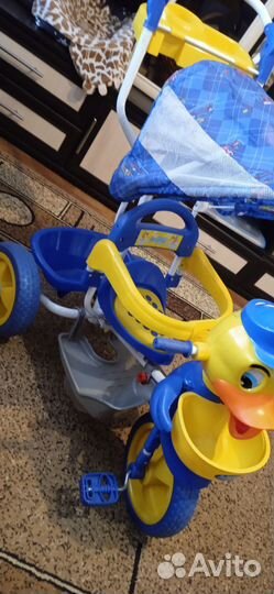 Велосипед детский 3х колёсный с музыкой