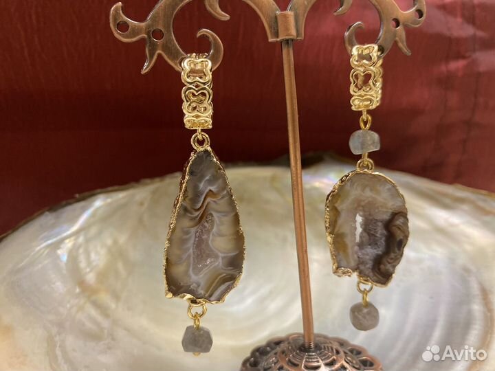 Серьги длинные