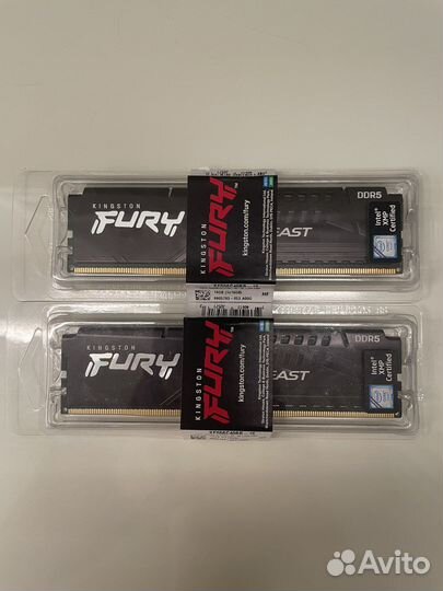 Kingston fury beast black ddr5 16gb