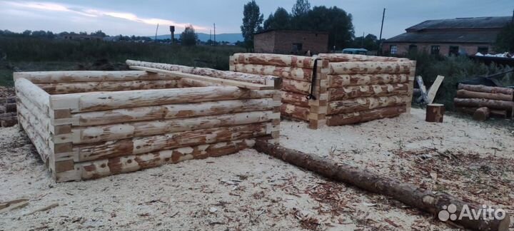 Сруб бани 3х3