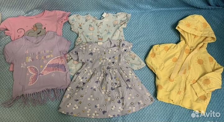 Много одежды для девочки 80-86-92-98