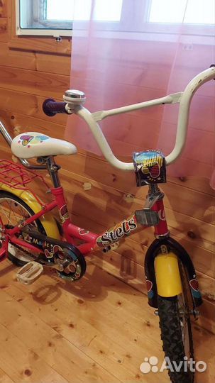 Детский велосипед с родительской ручкой
