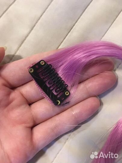 Розовые пряди