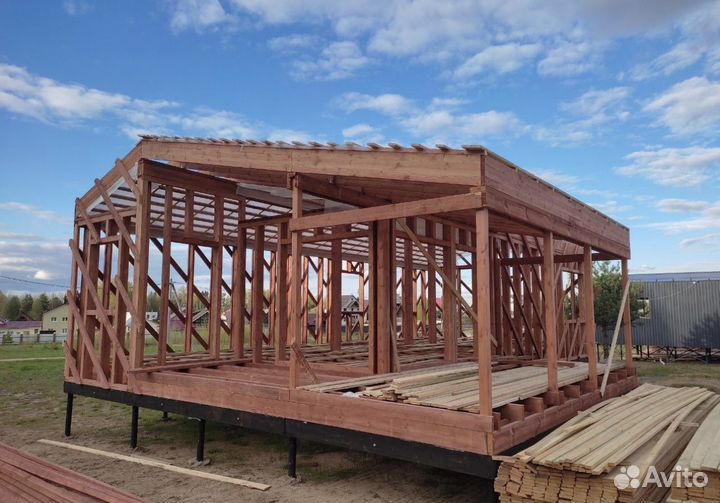 Строительство и реконструкция домов дач бань