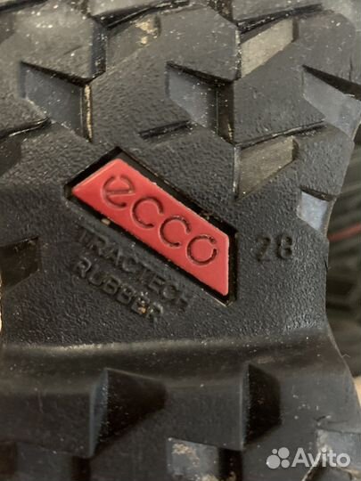 Ботинки зимние детские ecco