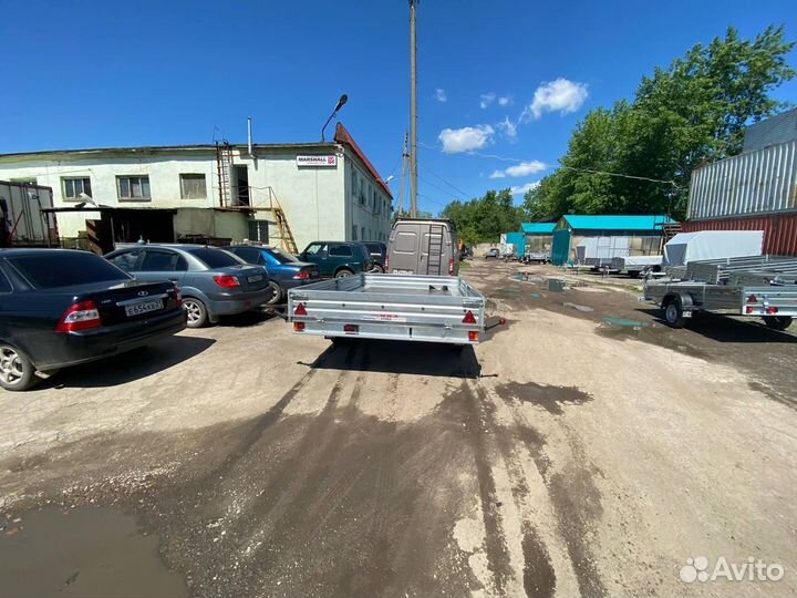 Прицеп с откидными бортами