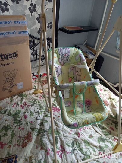 Детские качели напольные