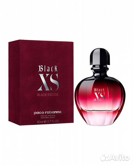 Духи женские paco rabanne black xs 80 мл