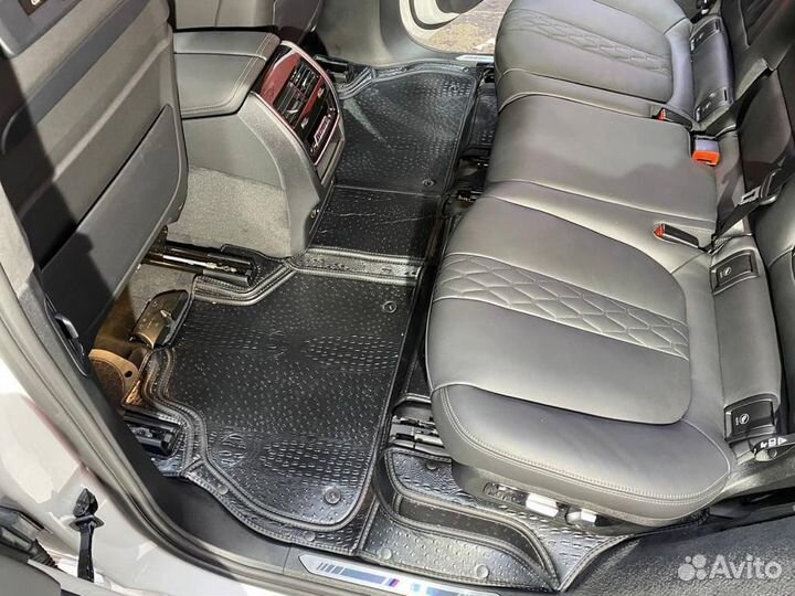 Кожаные 3D коврики в салон авто