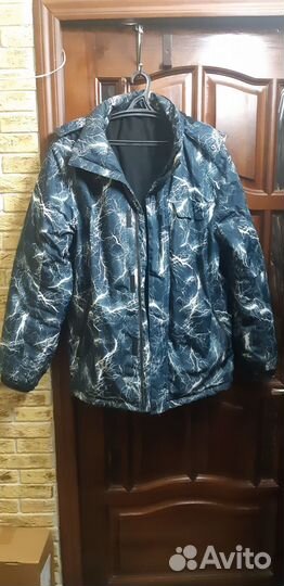 Куртка осенне-зимняя мужская с капюшоном