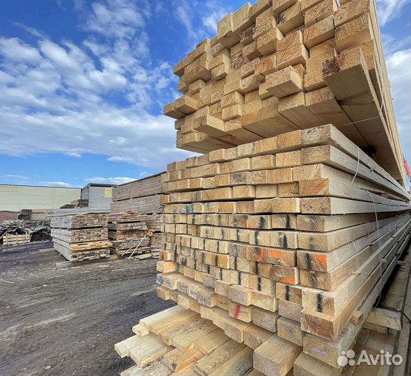 Доска обрезная 25х100х6000