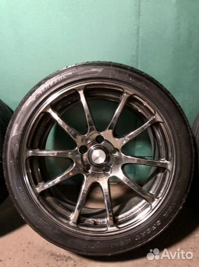 Колеса в сборе R18 225/45 диски Advan шины Nankang