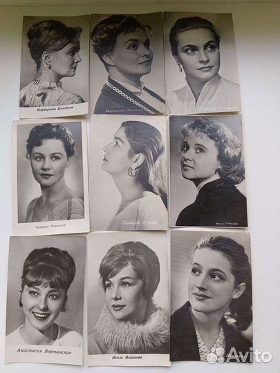 Открытки из СССР. Актеры советского кино