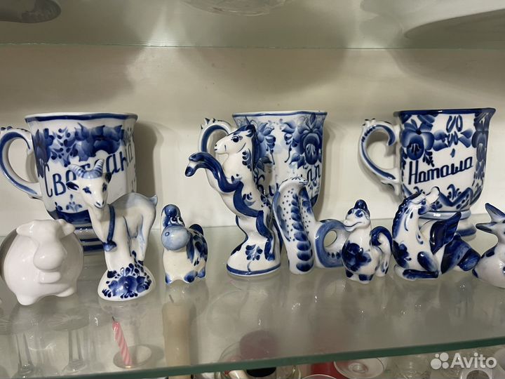 Посуда гжель