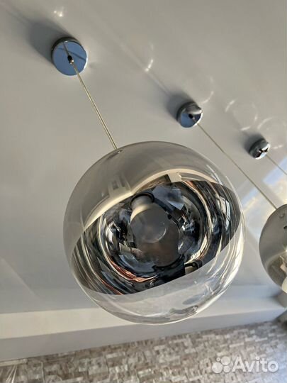 Светильник потолочный «бокал» и «шар»