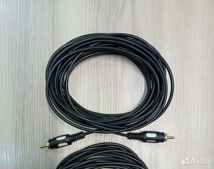 RCA-RCA кабель 5м и RCA-переходники