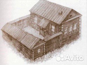 Срубы бревна