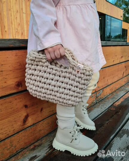 Сумочка детская, вязаная