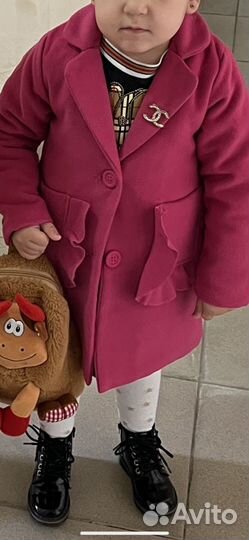Пальто на девочку 2-3 года