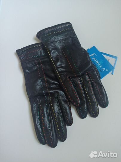 Новые Перчатки кожаные бренд Farella