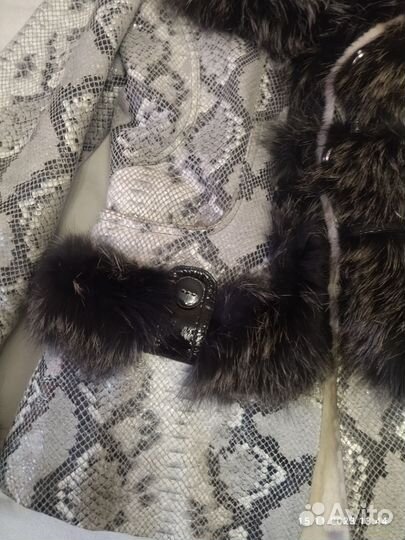 Дубленка натуральная женская 42 44 короткая