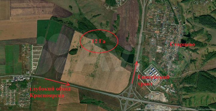 Участок 12 га (СНТ, ДНП)