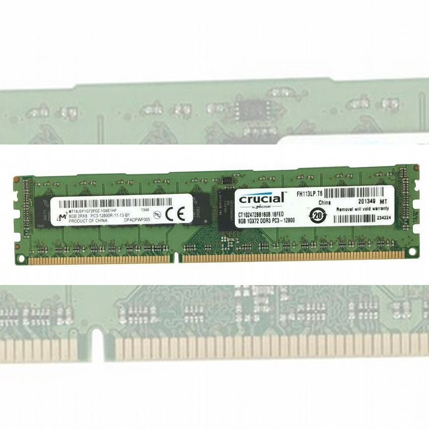[CT102472BB160B] Оперативная Память Crucial Ddr3 8 Ct102472bb160b