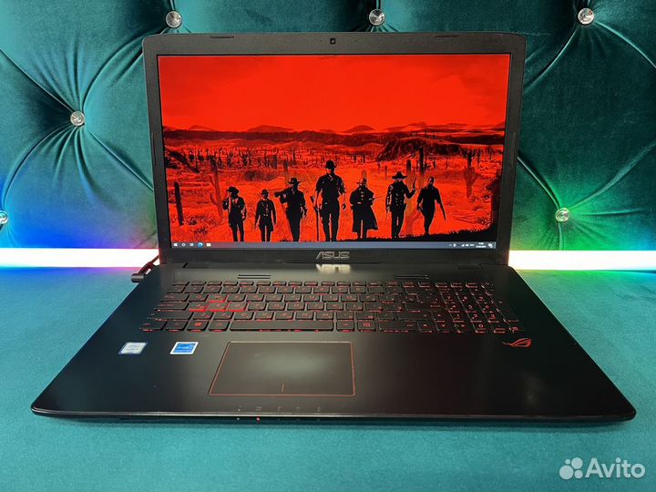 Игровой Asus ROG 17,3 i7 GTX FHD IPS SSD 16GB