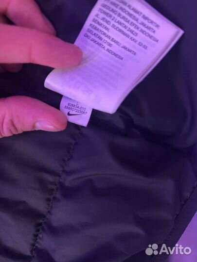 Пуховик мужской nike