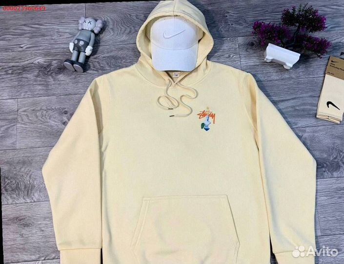 Желтый худи Stussy