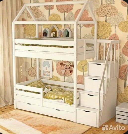 Кровать двухьяруснвая детская 