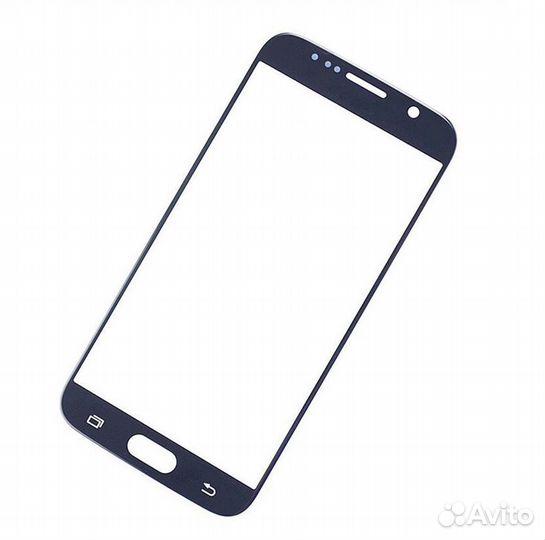 Стекло дисплея Samsung Galaxy S6 (G920F) синий