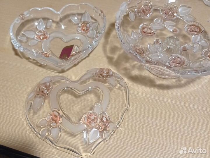 Хрустальная конфетница СССР Германия