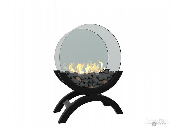 Био камин, напольный камин