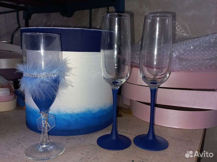 Бокалы свадебные