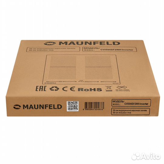 Варочная панель индукционная Maunfeld CVI594SF2WH Inverter