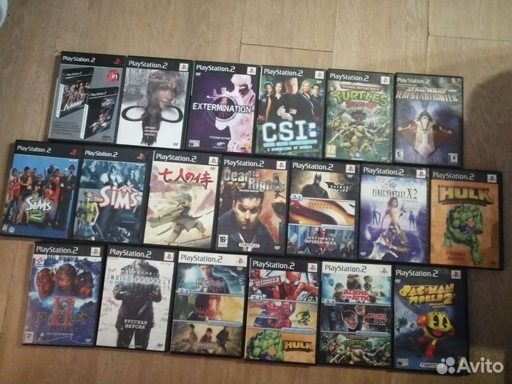 Плейстейшен 2 игровые диски PS2