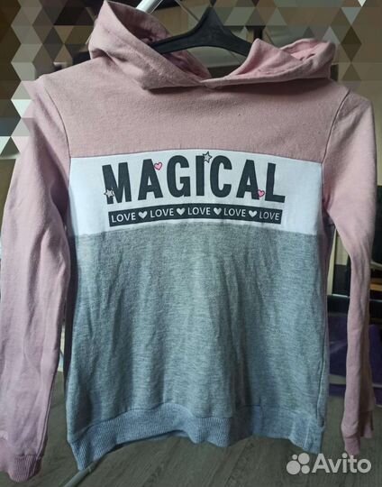 Кофта с капюшоном рост 146