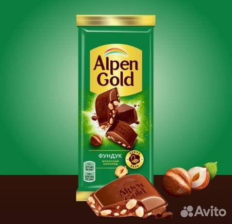 Шоколад Альпен гольд Фундук и др. опт
