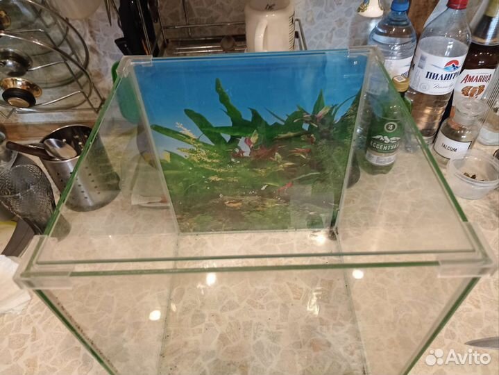Аквариум gloxy 30л под ремонт