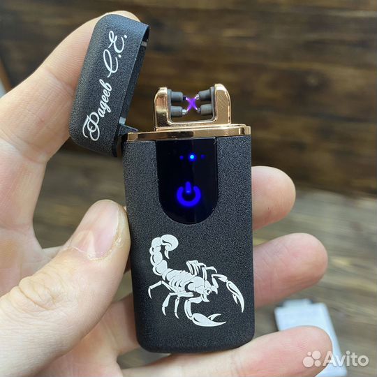 Зажигалка с гравировкой электроимпульсная